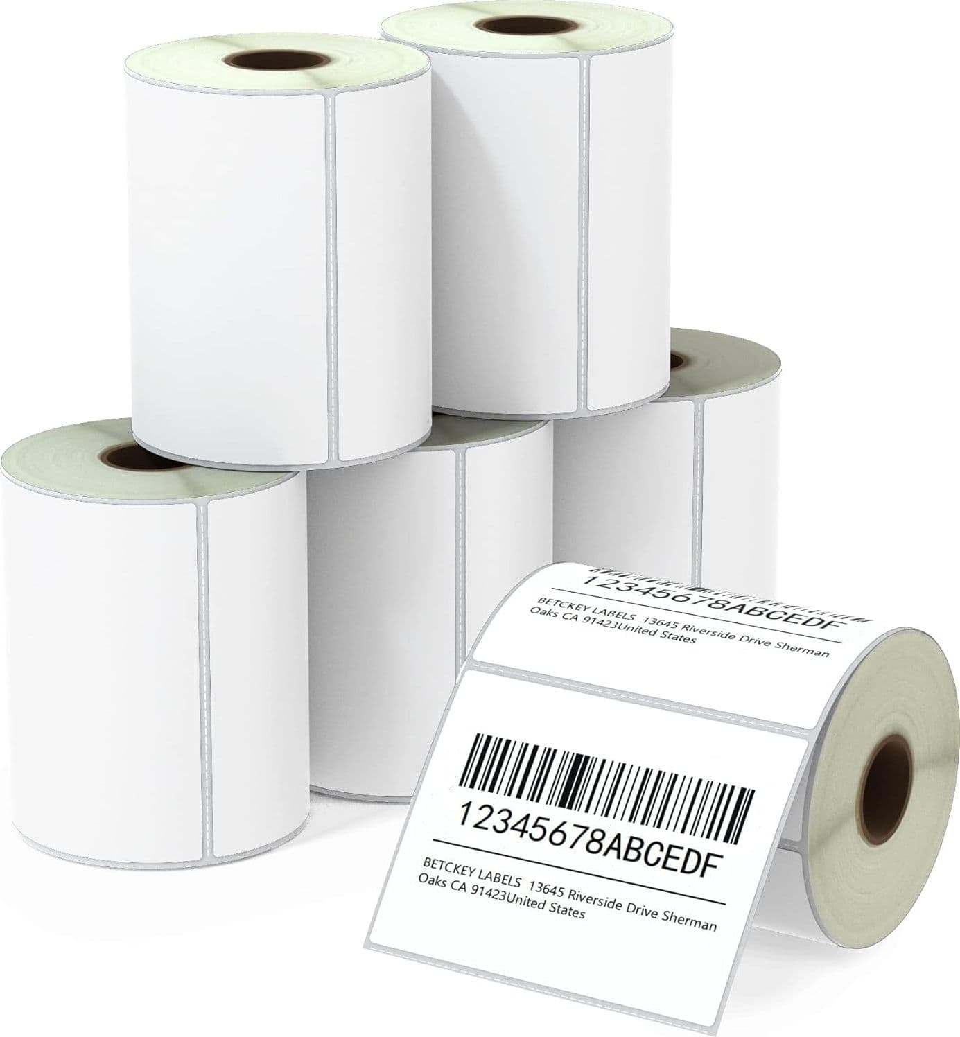 Stampante termica per etichette di spedizione con rotolo di etichette 100x150mm